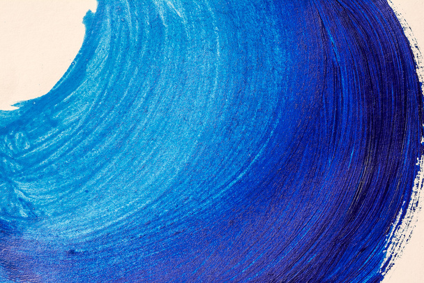 Painted blue wave - Фото, изображение