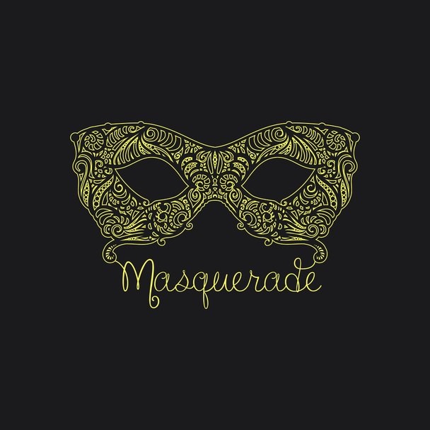 mascarade à motifs Masque
  - Vecteur, image