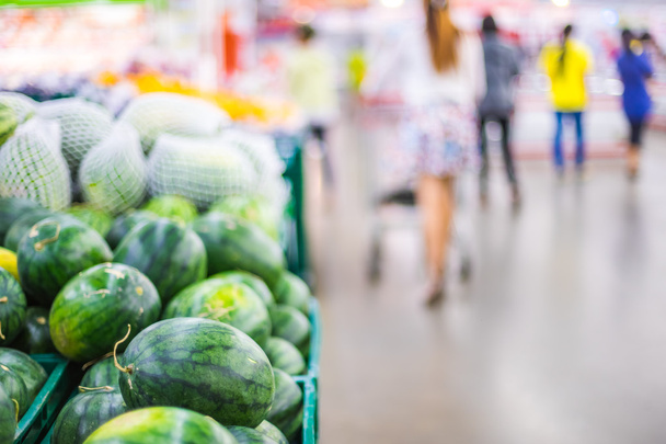 Supermarket blur background - Фото, изображение