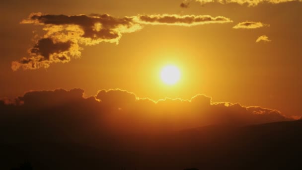 Zeitraffer bei Sonnenuntergang 4k - Filmmaterial, Video
