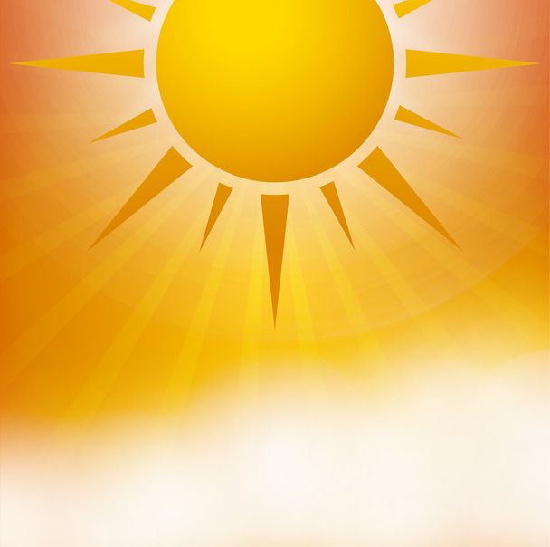 Sun icon design - Vecteur, image