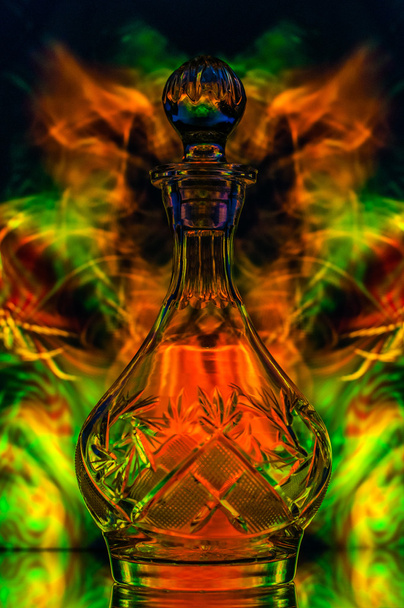 Glowing Crystal decanter - Photo, image