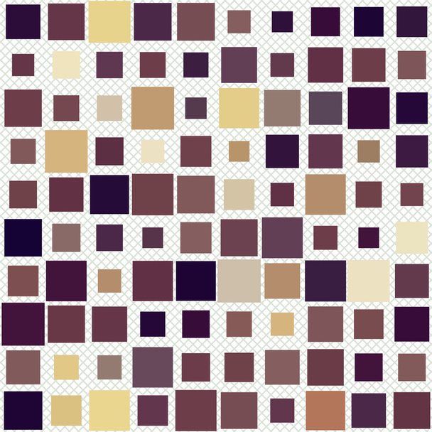 Cool abstracte patroon - vierkanten patroon in verschillende kleuren - Vector, afbeelding