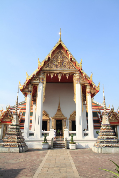 Wat Pho (Templo del Buda Reclinado) en Bangkok, Tailandia
 - Foto, Imagen