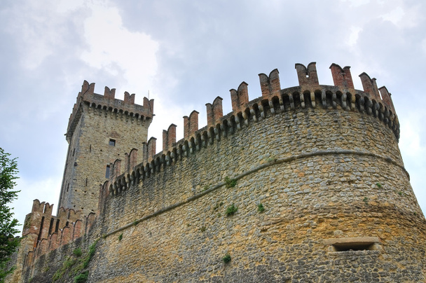 Κάστρο της vigoleno. Εμίλια-Ρομάνια. Ιταλία. - Φωτογραφία, εικόνα