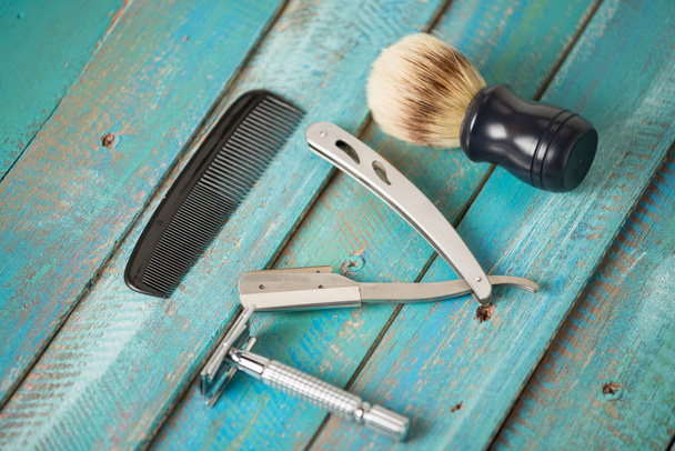 Mens grooming tools - Foto, afbeelding