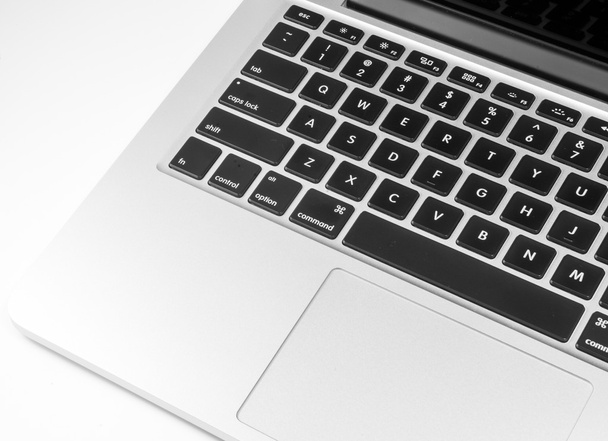 Silver Laptop useful business word - Foto, Imagem