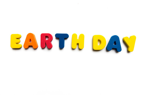 Earth Day nützliches Geschäftswort - Foto, Bild