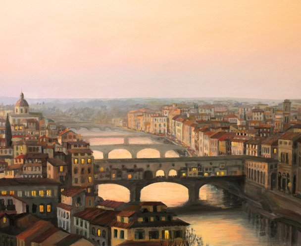 Florenz-Ponte vecchio - Foto, Bild