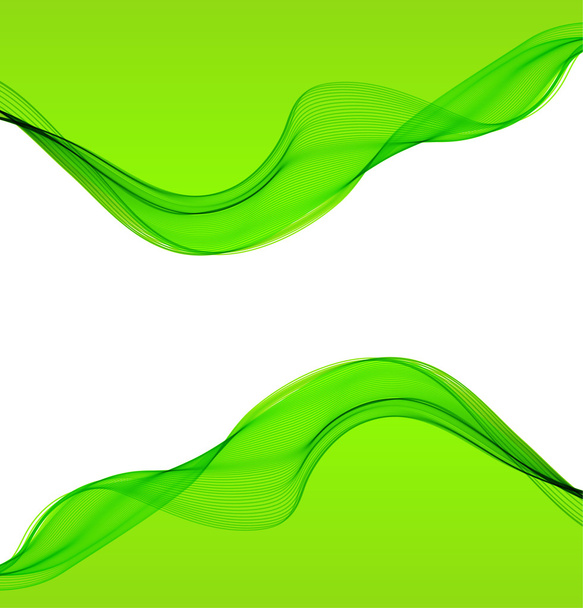 Abstract wavy background - Vector, Image