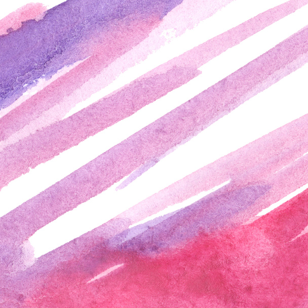 Akvarel modrá růžová Lila fialová skvrna textura pozadí - Fotografie, Obrázek