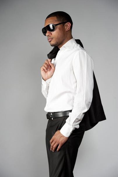 African American Male in A Suit - Foto, immagini