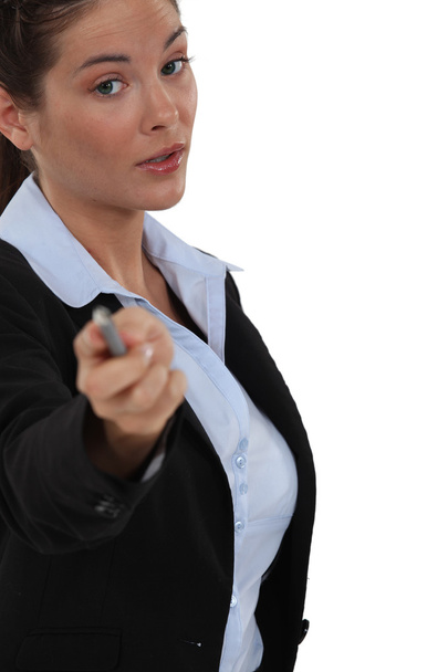 Angry businesswoman - Valokuva, kuva