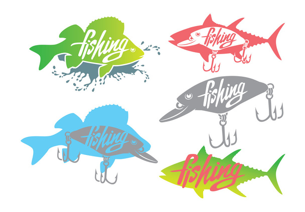  бас риболовля логотип
 - Вектор, зображення