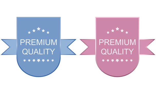Premium Quality Labels Set - Vettoriali, immagini
