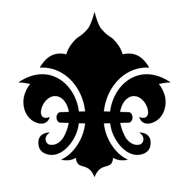 フロール・ド・リスのシンボル - ベクター画像