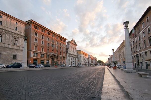 Empty street in Rome - Photo, Image