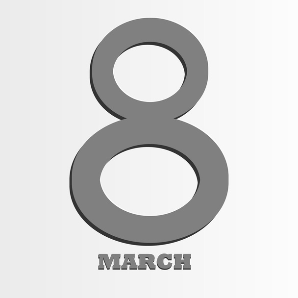8 march Women Day - Vector, afbeelding