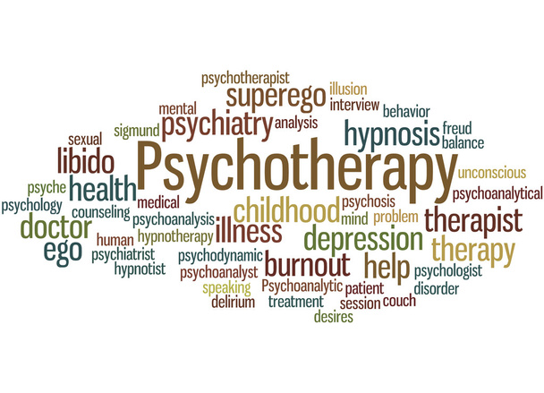 Psikoterapi, kelime bulutu kavramı 8 - Fotoğraf, Görsel