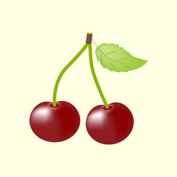 Icona di ciliegia
 - Vettoriali, immagini