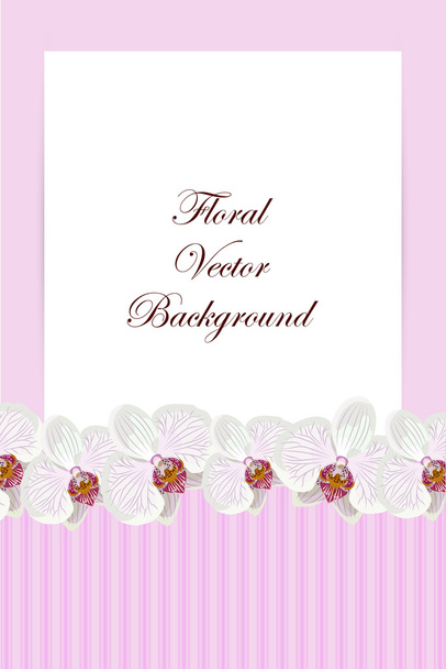 Floral vector achtergrond - Vector, afbeelding