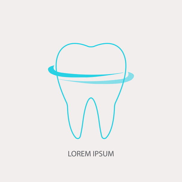 Οδοντιατρική κλινική λογότυπο - Διάνυσμα, εικόνα