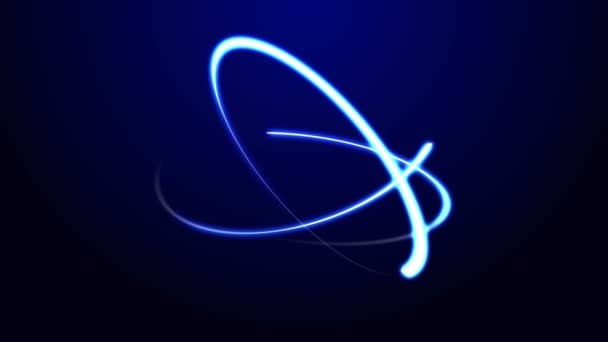 lazo animado átomo 4k
 - Metraje, vídeo