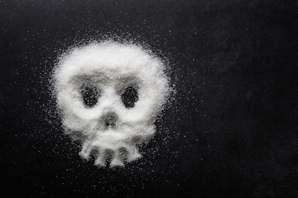 Sugar in the form of a skull - Photo, Image