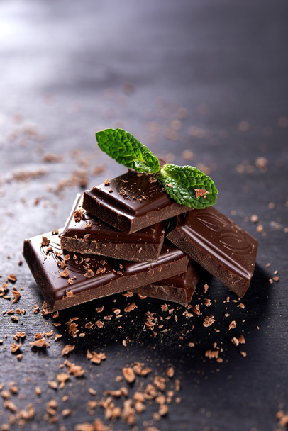 chocolate e hortelã
 - Foto, Imagem