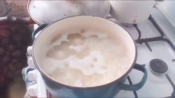 Zubereitung von Lebensmitteln in der Küche - Filmmaterial, Video