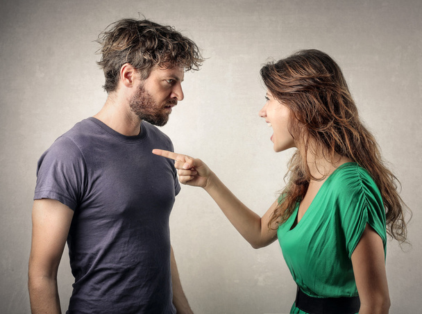 Couple having an argument - Φωτογραφία, εικόνα