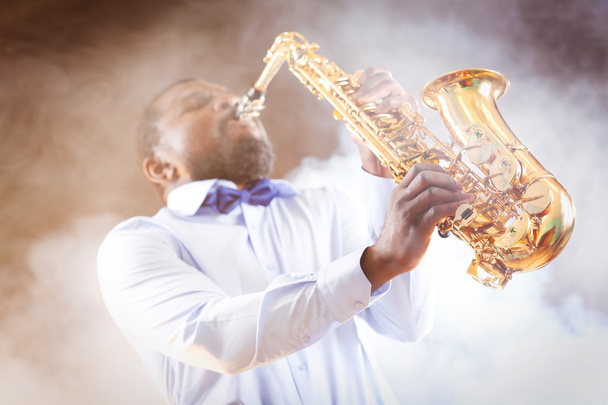 African American jazz musician  - Fotografie, Obrázek