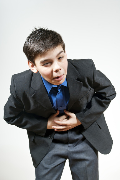 Boy's stomach ache - Foto, Bild