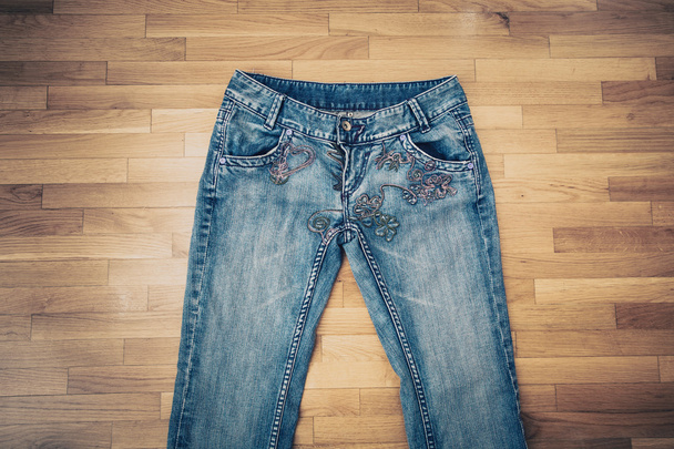 ženy modré džíny - Fotografie, Obrázek