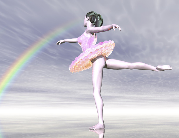 Dancing girl - Foto, afbeelding