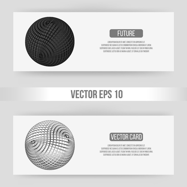 Abstract Creative concept vector background of geometric shapes from triangular faces. Polygonal design style letterhead and brochure for business. EPS 10 vector illustration. - Vektor, Bild