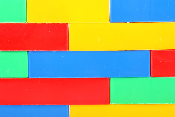 Plastic bricks background - Φωτογραφία, εικόνα