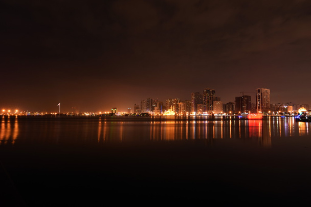 Sharjah Buhaira Corniche with Noor Island,Sharjah, UAE - Photo, Image
