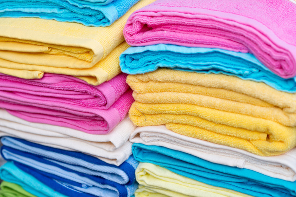 Mucchio di asciugamani
 - Foto, immagini