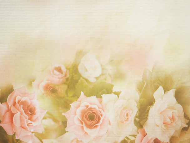 Rózsaszín rózsa lágy stílus  - Fotó, kép