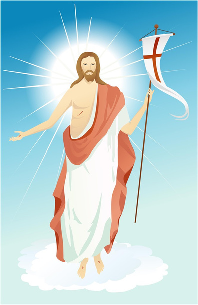 Воскресле Ісуса Христа
 - Вектор, зображення