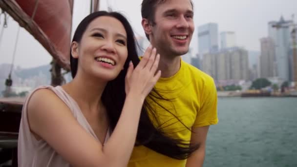 Hong Kong çevresinde gezi turist gezisi - Video, Çekim