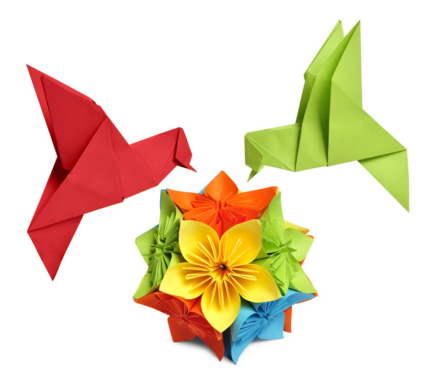 Origami humming-bird - Φωτογραφία, εικόνα