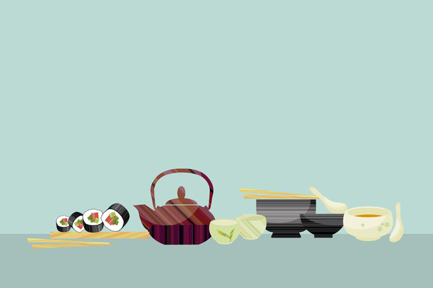 japan food illustration - Вектор, зображення