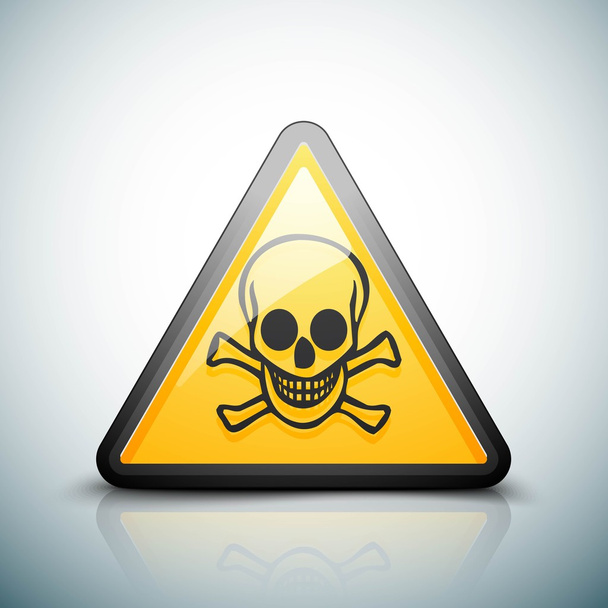 Toxic Hazard sign - Vector, Image