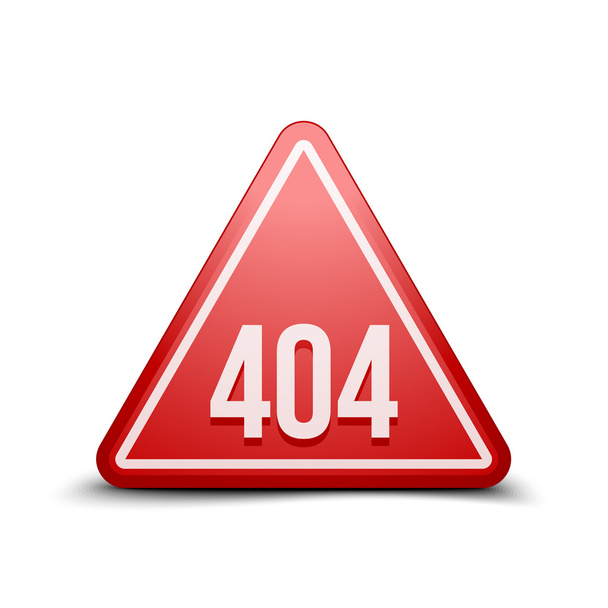 404 not found pictogram - Vector, afbeelding