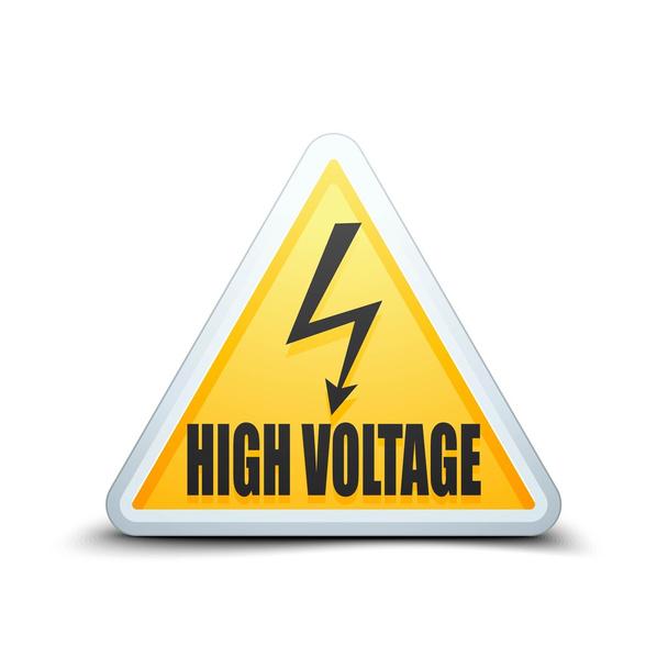 high voltage sign - Photo, Image