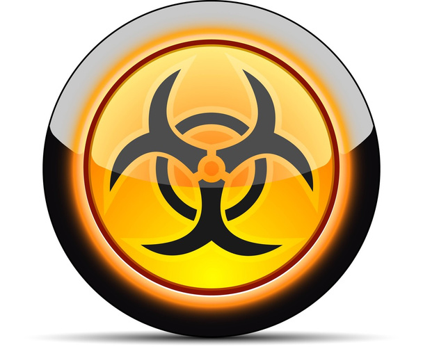 Biohazard ikony znamení - Vektor, obrázek