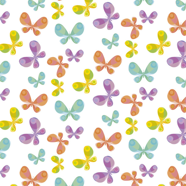 motif papillon sur fond blanc
 - Vecteur, image