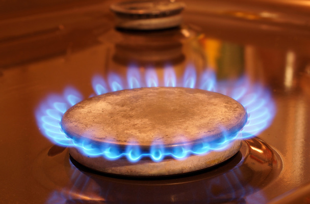 Feu au gaz naturel
 - Photo, image